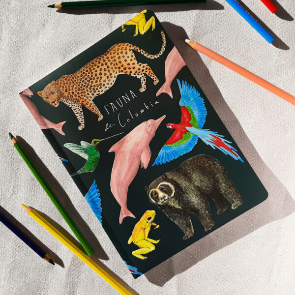 Cuaderno ilustrado de la fauna de Colombia