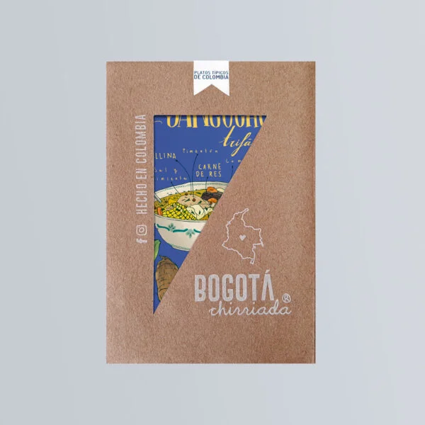 Paquete de 5 postales de platos típicos deColombia