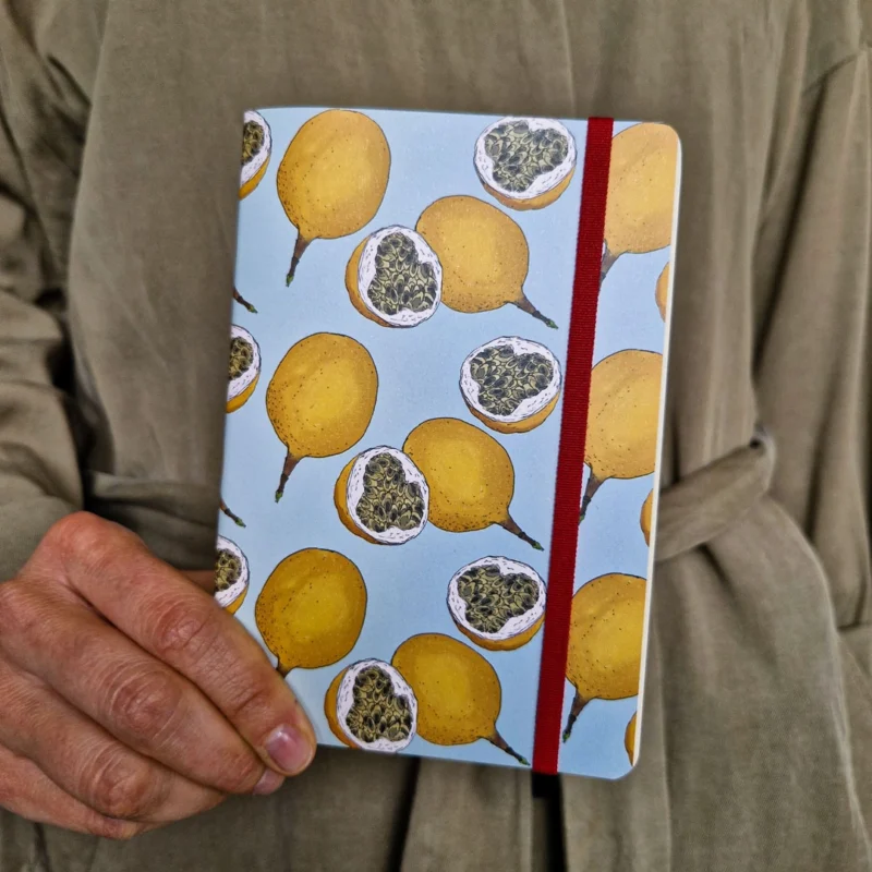 Libreta ilustrada de granadilla