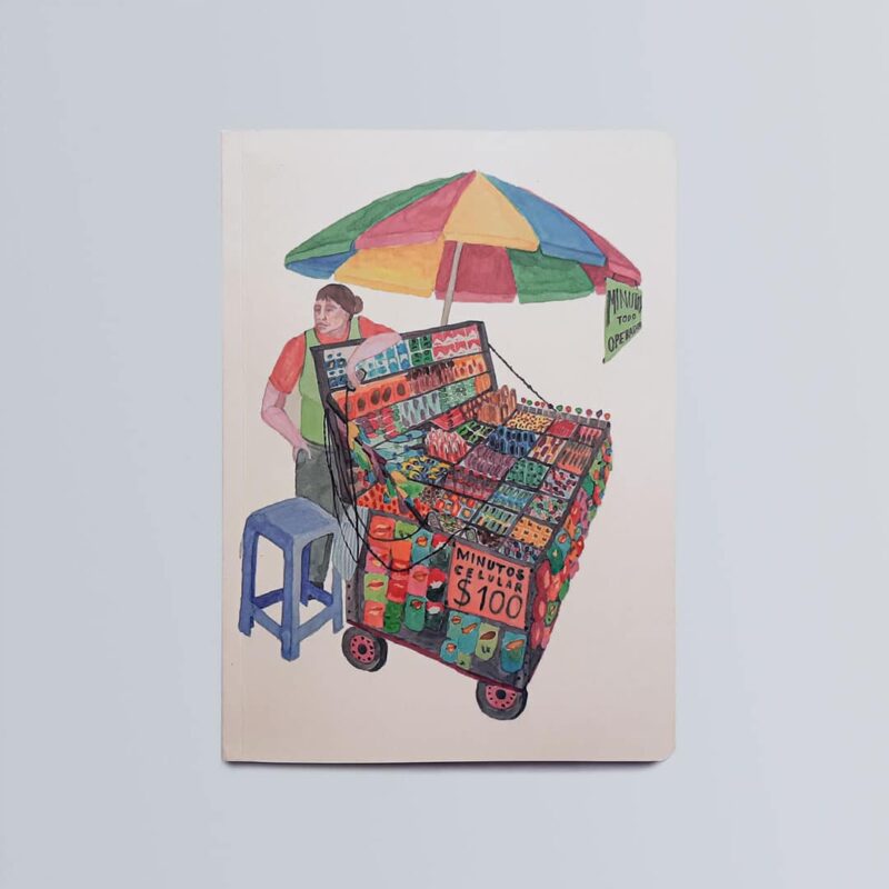 Cuaderno con ilustración del carrito ambulante